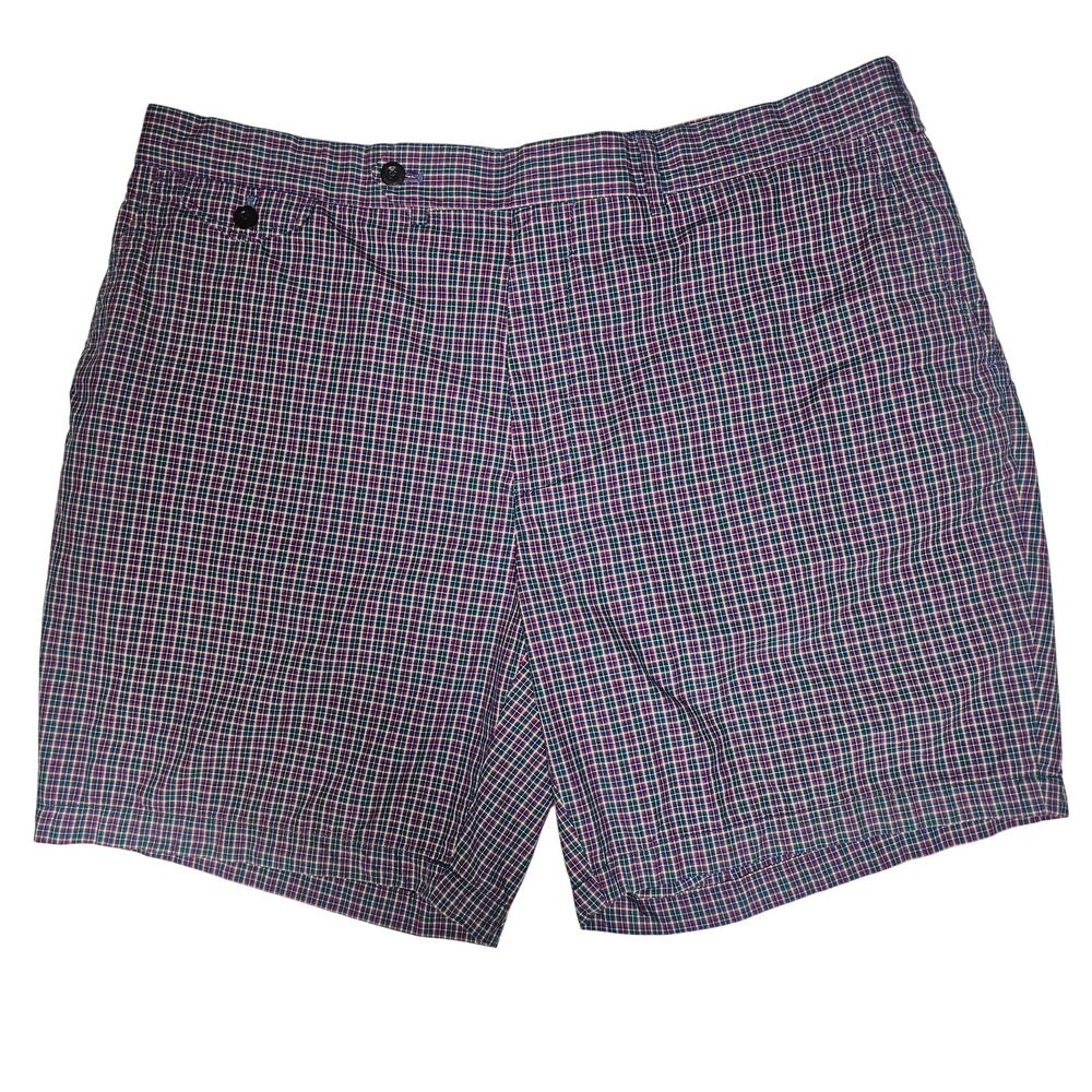 Polo Golf Ralph Lauren Links Fit Flat-Front Plaid Golf Shorts Chino Men's 38